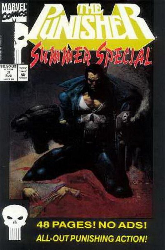 Cover of Punisher Summer Special #2. One of 250,000 Vintage American Comics on sale from Krypton!