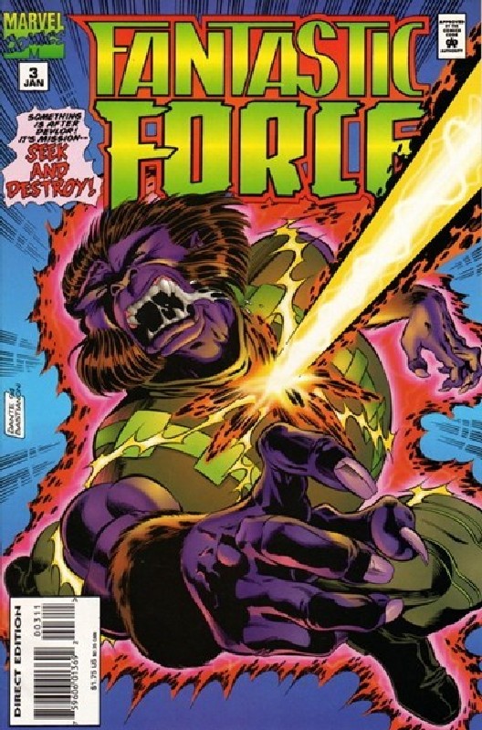 Cover of Fantastic Force (Vol 1) #3. One of 250,000 Vintage American Comics on sale from Krypton!