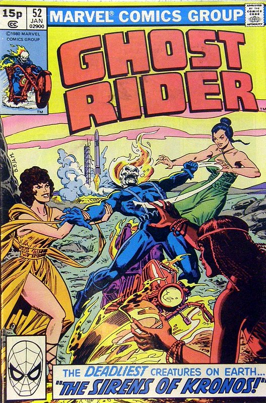 Cover of Ghost Rider (Vol 1) #52. One of 250,000 Vintage American Comics on sale from Krypton!