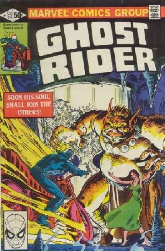 Cover of Ghost Rider (Vol 1) #53. One of 250,000 Vintage American Comics on sale from Krypton!