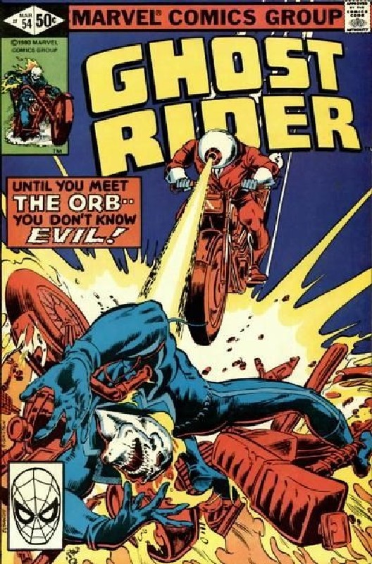 Cover of Ghost Rider (Vol 1) #54. One of 250,000 Vintage American Comics on sale from Krypton!
