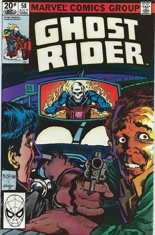 Cover of Ghost Rider (Vol 1) #58. One of 250,000 Vintage American Comics on sale from Krypton!
