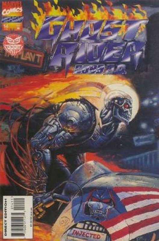 Cover of Ghost Rider 2099 #14. One of 250,000 Vintage American Comics on sale from Krypton!