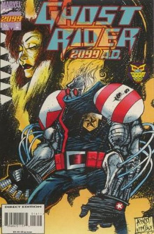 Cover of Ghost Rider 2099 #16. One of 250,000 Vintage American Comics on sale from Krypton!