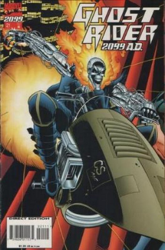 Cover of Ghost Rider 2099 #21. One of 250,000 Vintage American Comics on sale from Krypton!