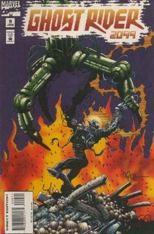 Cover of Ghost Rider 2099 #9. One of 250,000 Vintage American Comics on sale from Krypton!