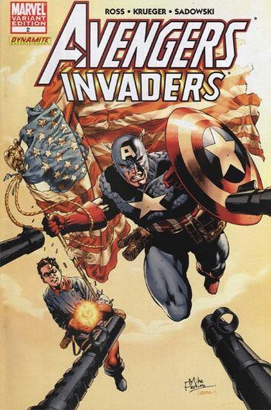 Cover of Avengers/Invaders (2008 Ltd) #2. One of 250,000 Vintage American Comics on sale from Krypton!