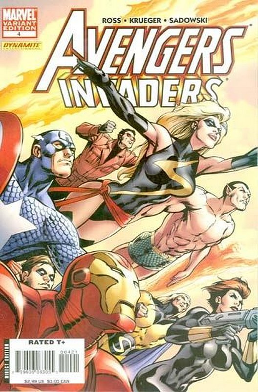 Cover of Avengers/Invaders (2008 Ltd) #4. One of 250,000 Vintage American Comics on sale from Krypton!