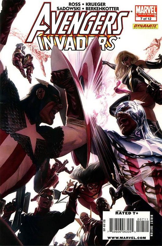 Cover of Avengers/Invaders (2008 Ltd) #7. One of 250,000 Vintage American Comics on sale from Krypton!