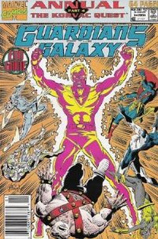 Cover of Guardians of the Galaxy (Vol 1)  Annual #1. One of 250,000 Vintage American Comics on sale from Krypton!