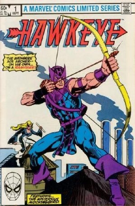 Cover of Hawkeye (1983 Ltd) #1. One of 250,000 Vintage American Comics on sale from Krypton!