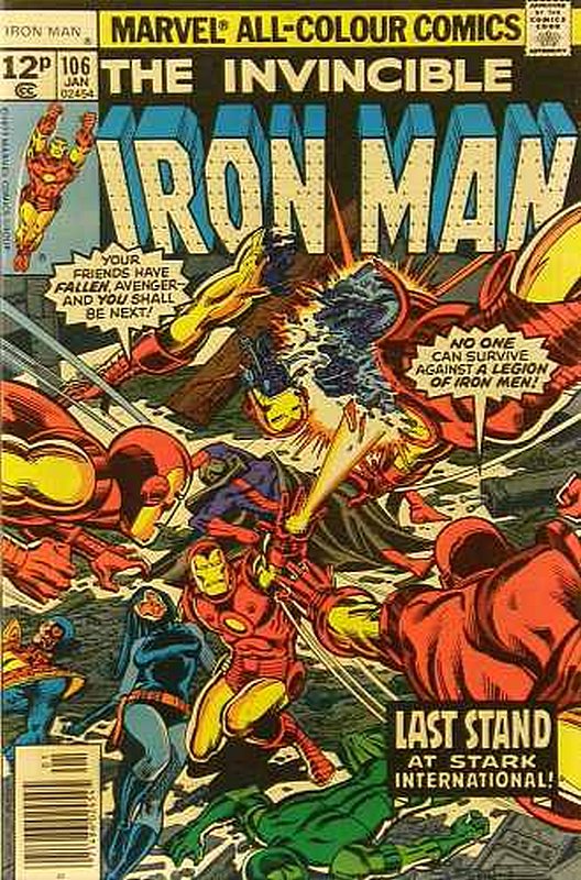 Cover of Iron Man (Vol 1) #106. One of 250,000 Vintage American Comics on sale from Krypton!