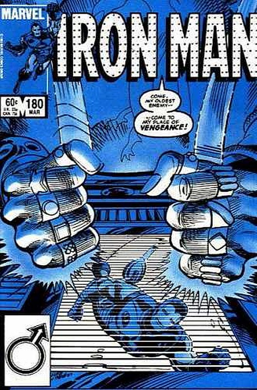 Cover of Iron Man (Vol 1) #180. One of 250,000 Vintage American Comics on sale from Krypton!