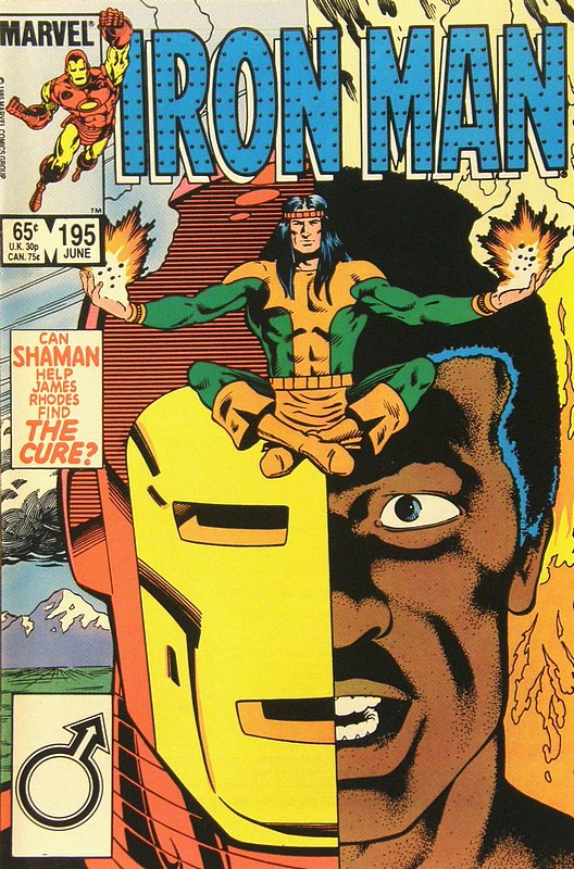 Cover of Iron Man (Vol 1) #195. One of 250,000 Vintage American Comics on sale from Krypton!