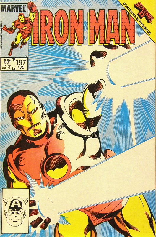 Cover of Iron Man (Vol 1) #197. One of 250,000 Vintage American Comics on sale from Krypton!