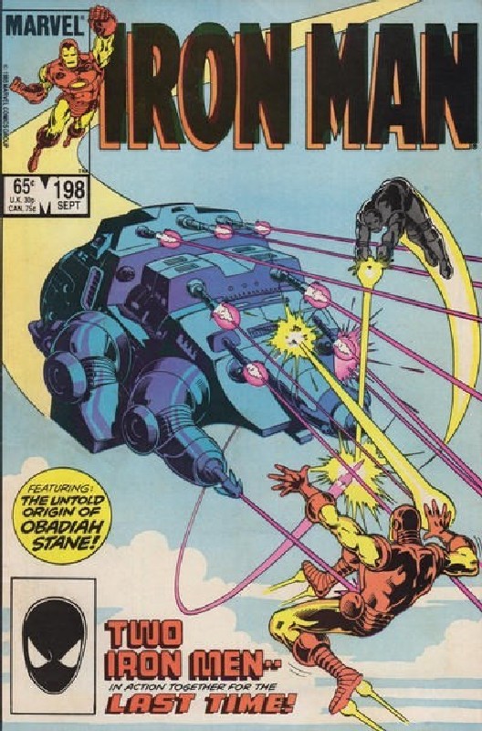 Cover of Iron Man (Vol 1) #198. One of 250,000 Vintage American Comics on sale from Krypton!