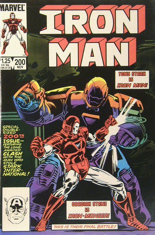 Cover of Iron Man (Vol 1) #200. One of 250,000 Vintage American Comics on sale from Krypton!