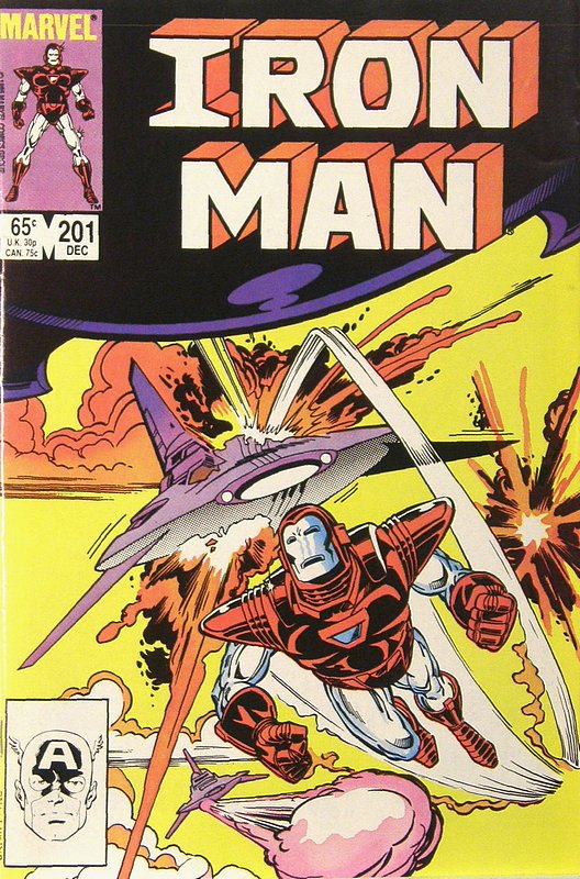 Cover of Iron Man (Vol 1) #201. One of 250,000 Vintage American Comics on sale from Krypton!