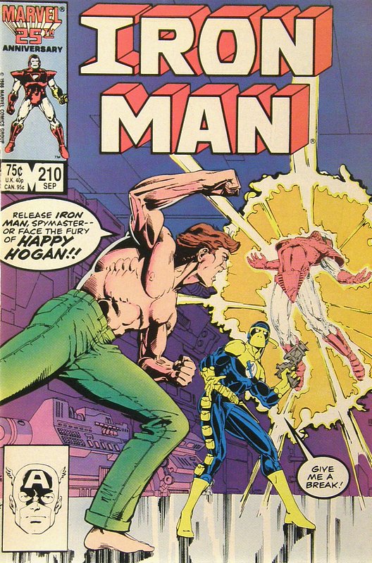 Cover of Iron Man (Vol 1) #210. One of 250,000 Vintage American Comics on sale from Krypton!