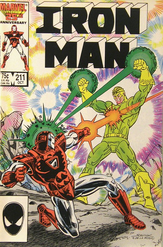 Cover of Iron Man (Vol 1) #211. One of 250,000 Vintage American Comics on sale from Krypton!