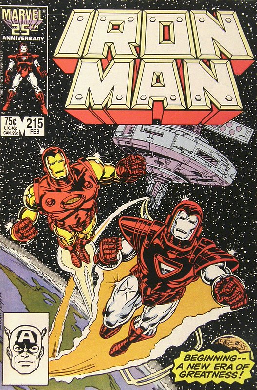 Cover of Iron Man (Vol 1) #215. One of 250,000 Vintage American Comics on sale from Krypton!