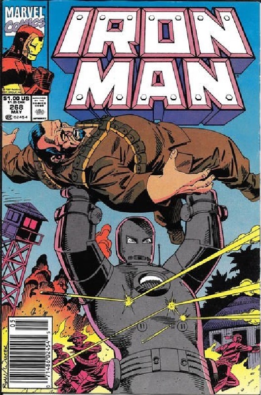 Cover of Iron Man (Vol 1) #268. One of 250,000 Vintage American Comics on sale from Krypton!