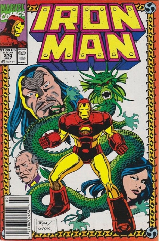 Cover of Iron Man (Vol 1) #270. One of 250,000 Vintage American Comics on sale from Krypton!