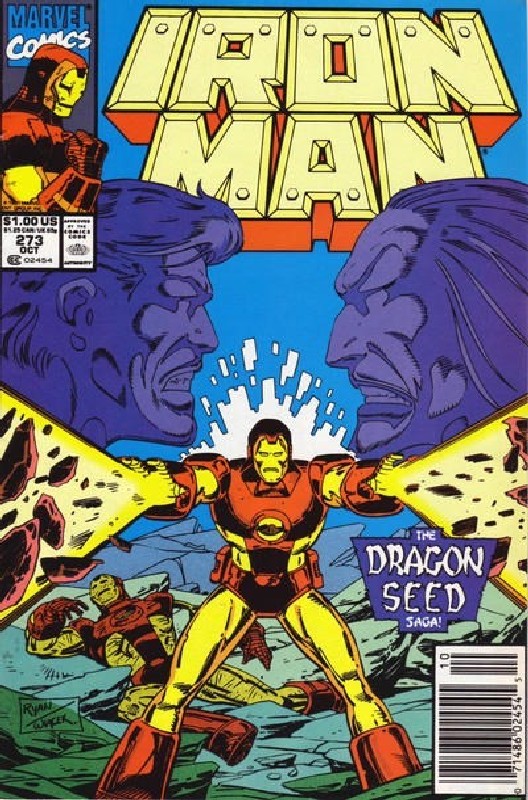 Cover of Iron Man (Vol 1) #273. One of 250,000 Vintage American Comics on sale from Krypton!