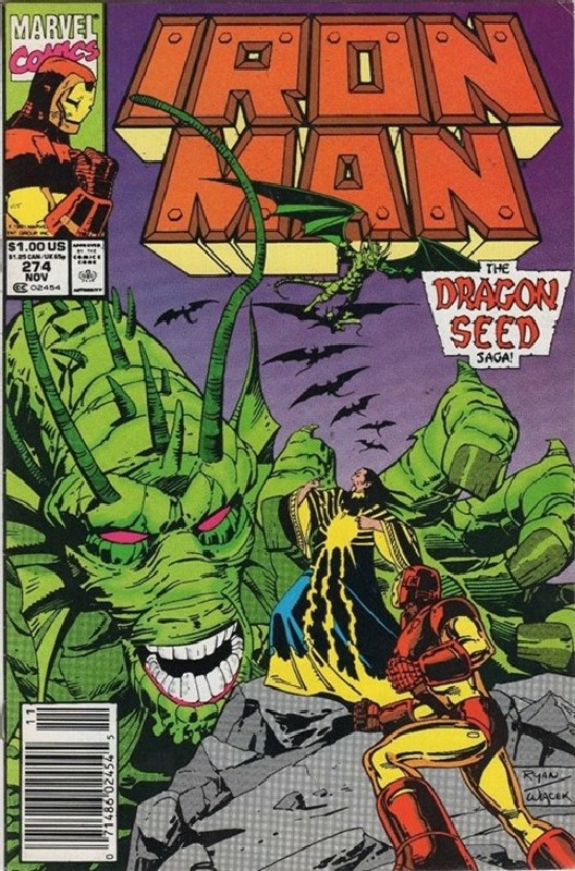 Cover of Iron Man (Vol 1) #274. One of 250,000 Vintage American Comics on sale from Krypton!