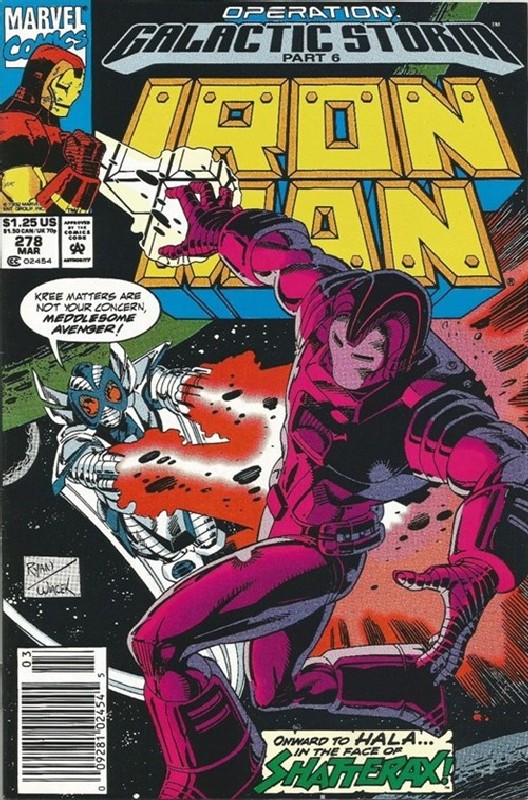 Cover of Iron Man (Vol 1) #278. One of 250,000 Vintage American Comics on sale from Krypton!
