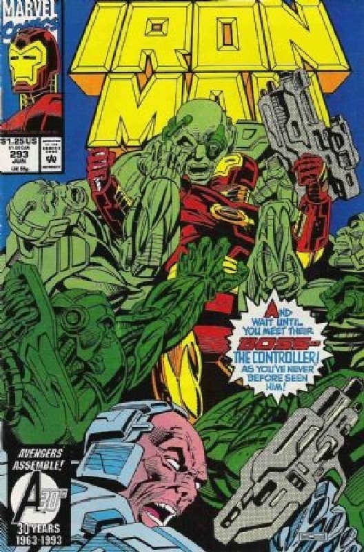 Cover of Iron Man (Vol 1) #293. One of 250,000 Vintage American Comics on sale from Krypton!