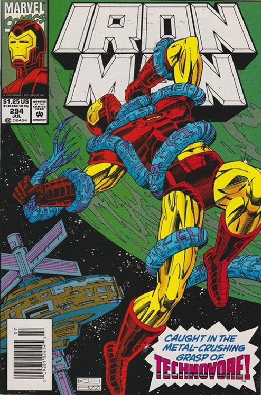 Cover of Iron Man (Vol 1) #294. One of 250,000 Vintage American Comics on sale from Krypton!