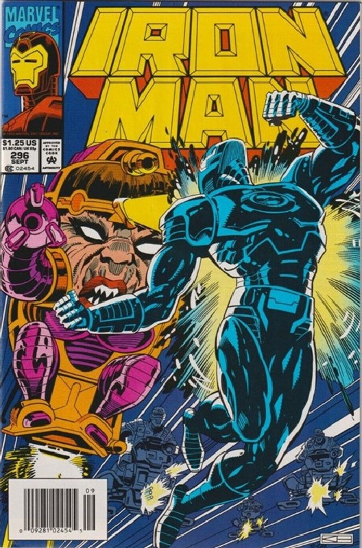 Cover of Iron Man (Vol 1) #296. One of 250,000 Vintage American Comics on sale from Krypton!