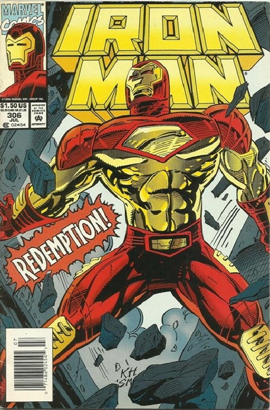 Cover of Iron Man (Vol 1) #306. One of 250,000 Vintage American Comics on sale from Krypton!