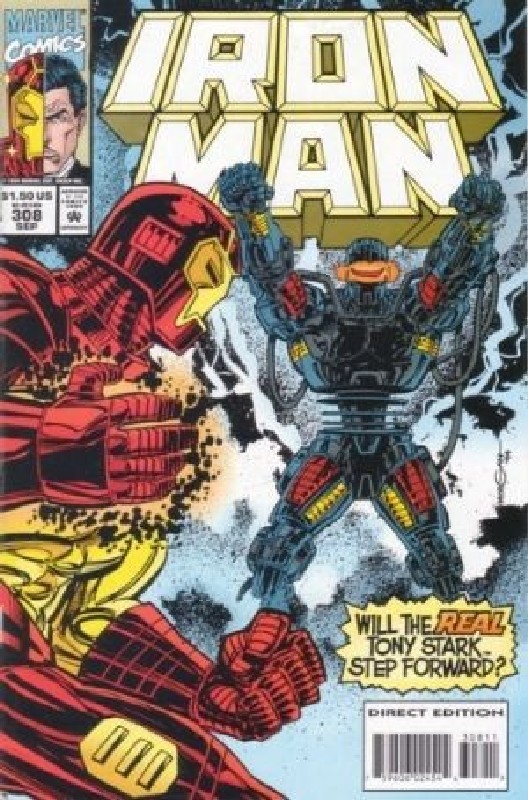 Cover of Iron Man (Vol 1) #308. One of 250,000 Vintage American Comics on sale from Krypton!