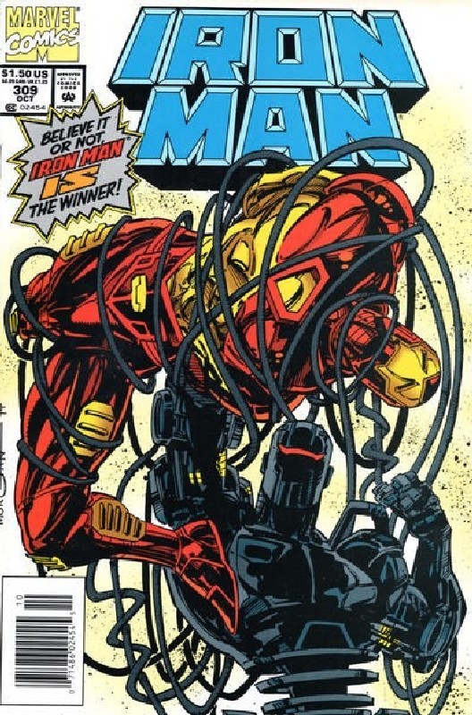 Cover of Iron Man (Vol 1) #309. One of 250,000 Vintage American Comics on sale from Krypton!