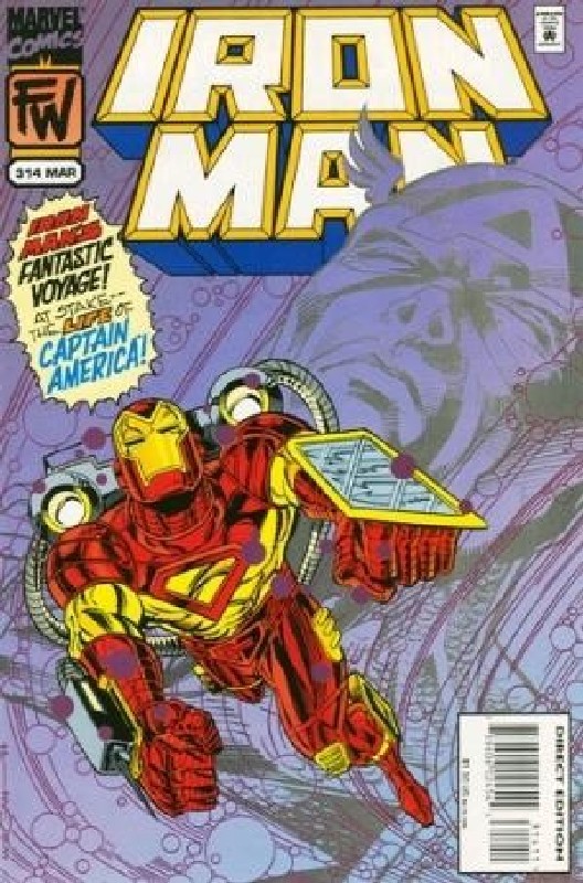 Cover of Iron Man (Vol 1) #314. One of 250,000 Vintage American Comics on sale from Krypton!