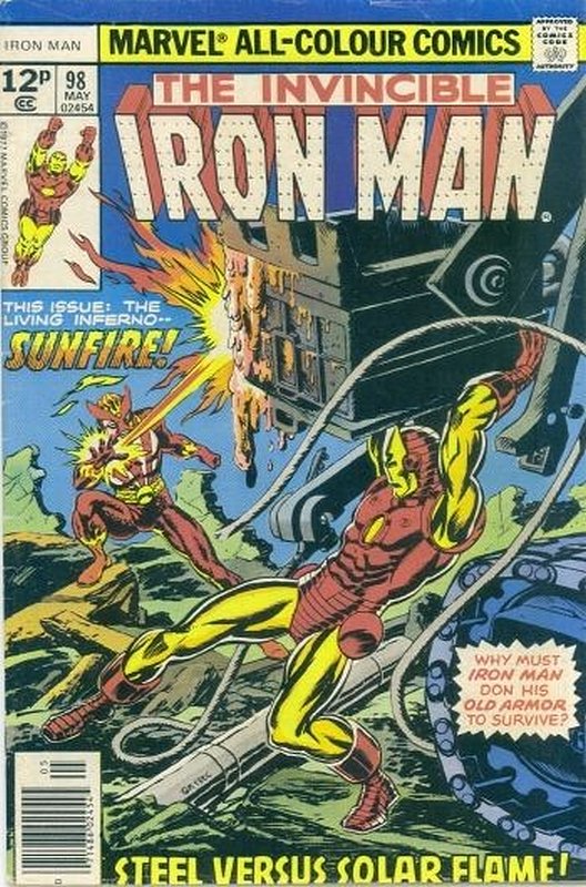 Cover of Iron Man (Vol 1) #98. One of 250,000 Vintage American Comics on sale from Krypton!