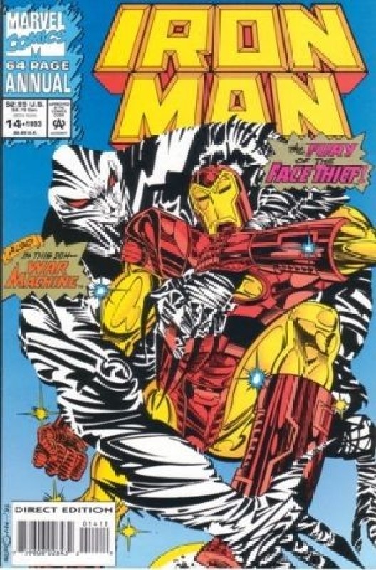 Cover of Iron Man Annual #14. One of 250,000 Vintage American Comics on sale from Krypton!