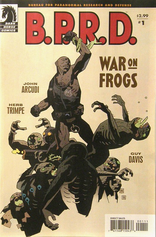 Cover of BPRD: War on Frogs (2008 Ltd) #1. One of 250,000 Vintage American Comics on sale from Krypton!