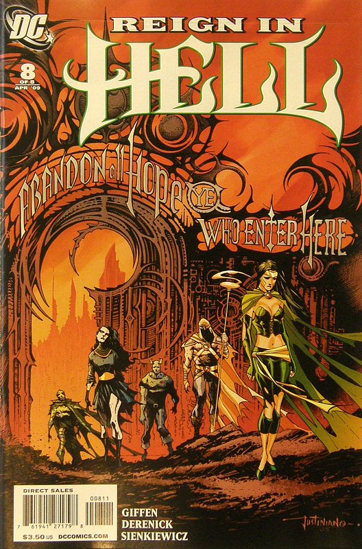 Cover of Reign in Hell (2008 Ltd) #8. One of 250,000 Vintage American Comics on sale from Krypton!