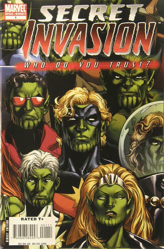 Cover of Secret Invasion: Who do you trust? (2008 One Shot) #1. One of 250,000 Vintage American Comics on sale from Krypton!