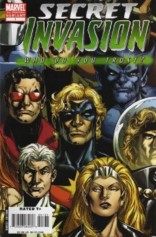 Cover of Secret Invasion: Who do you trust? (2008 One Shot) #1. One of 250,000 Vintage American Comics on sale from Krypton!