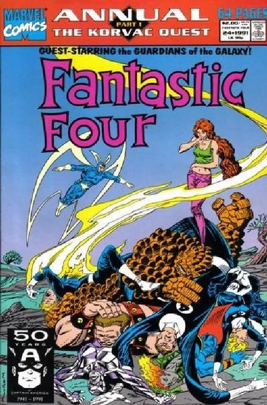 Cover of Fantastic Four Annual #24. One of 250,000 Vintage American Comics on sale from Krypton!