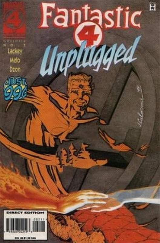 Cover of Fantastic Four Unplugged (Vol 1) #2. One of 250,000 Vintage American Comics on sale from Krypton!