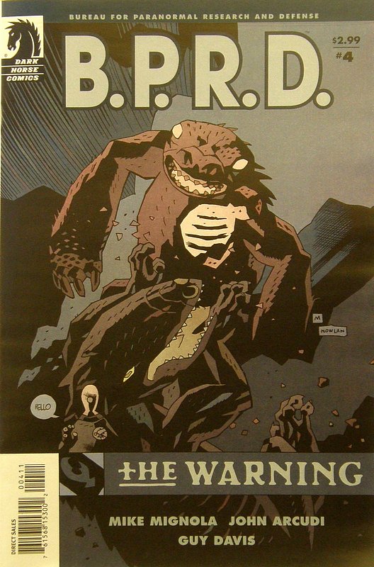 Cover of BPRD: The Warning (2008 Ltd) #4. One of 250,000 Vintage American Comics on sale from Krypton!