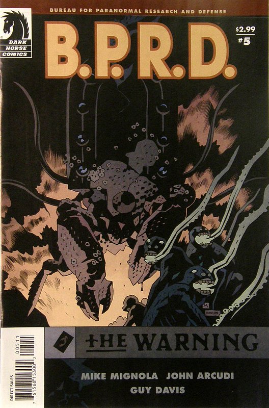 Cover of BPRD: The Warning (2008 Ltd) #5. One of 250,000 Vintage American Comics on sale from Krypton!