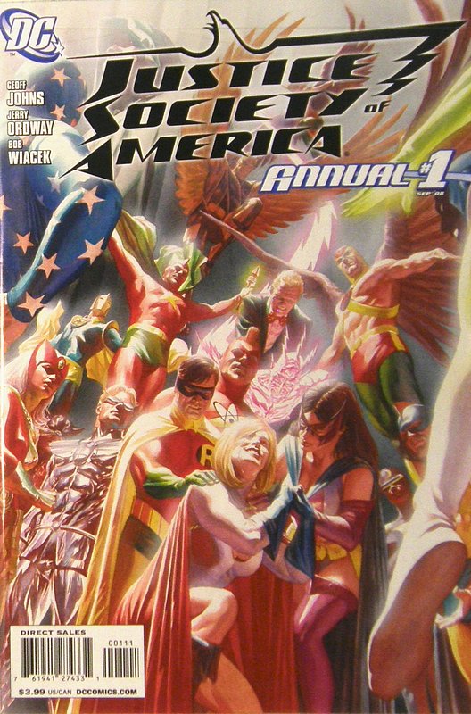 Cover of Justice Society of America Annual (2008) #1. One of 250,000 Vintage American Comics on sale from Krypton!