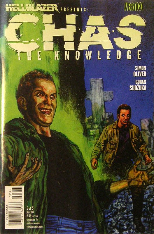 Cover of Hellblazer presents: Chas- The Knowledge #3. One of 250,000 Vintage American Comics on sale from Krypton!