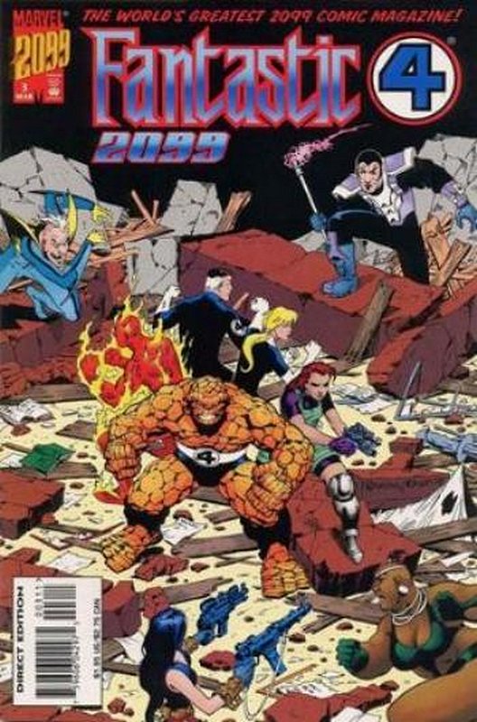 Cover of Fantastic Four 2099 (Vol 1) #3. One of 250,000 Vintage American Comics on sale from Krypton!